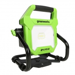 Фонарь светодиодный Greenworks, Арт. 3401307, 24V / 220V, без АКБ и ЗУ