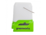 LED-фонарь (светильник) Greenworks G24LA500, 24V, макс. 500 лм, 1хUSB-C, 1xUSB-A, скоба, без АКБ и ЗУ (3501007)