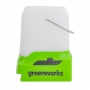 LED-фонарь (светильник) Greenworks G24LA500, 24V, макс. 500 лм, 1хUSB-C, 1xUSB-A, скоба, без АКБ и ЗУ (3501007)