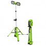 Мачта осветительная аккумуляторная Greenworks GPT-STL, 24V /110-240V, 3000 лм, без АКБ и ЗУ