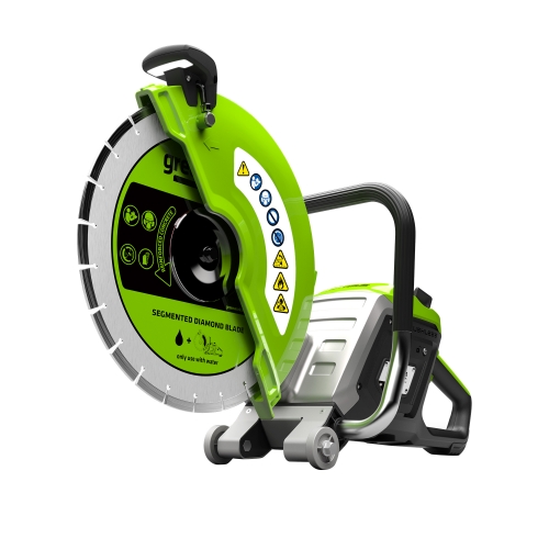 Бетонорез аккумуляторный Greenworks Арт.1501307, 82V, 350 мм, 4,3 кВт, без АКБ И ЗУ купить в интернет магазине Санрай73