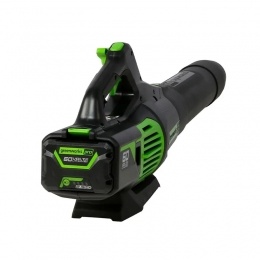 Воздуходув аккумуляторный Greenworks Арт. 2405607UB, 60V, бесщеточный, c 1хАКБ 4 Ач. и ЗУ