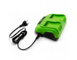 Быстрое зарядное устройство для 2-х аккумуляторов Greenworks Арт. 2938807,40V