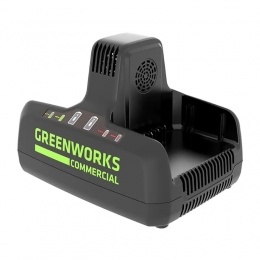 Быстрое зарядное устройство для двух аккумуляторов Greenworks Арт. 2939007, 82V, 8.0 А