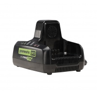 Быстрое зарядное устройство для двух аккумуляторов Greenworks Арт. 2954407, 60V, 10А