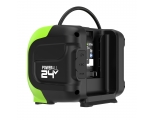 Беспроводная акустическая система Greenworks GPT-MNBS, 24V/220V, Bluetooth 5.0, TWS, AUX, USB-C, 40Вт PMPO, без АКБ и ЗУ (3503107)