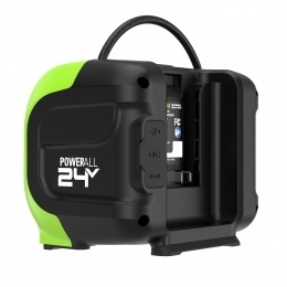 Беспроводная акустическая система Greenworks GPT-MNBS, 24V/220V, Bluetooth 5.0, TWS, AUX, USB-C, 40Вт PMPO, без АКБ и ЗУ (3503107)