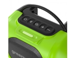 Беспроводная акустическая система Greenworks GPT-MNBS, 24V/220V, Bluetooth 5.0, TWS, AUX, USB-C, 40Вт PMPO, без АКБ и ЗУ (3503107)