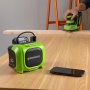 Беспроводная акустическая система Greenworks GPT-MNBS, 24V/220V, Bluetooth 5.0, TWS, AUX, USB-C, 40Вт PMPO, без АКБ и ЗУ (3503107)