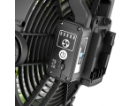 Вентилятор с гибридным питанием Greenworks G24FAN, 24V /110-240V, 254 мм, 6,7-14,2 м3/мин, макс. 852 м3/час, без АКБ и ЗУ (3503407)