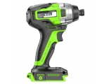 Винтоверт ударный Greenworks GD24ID3, 24V, бесщеточная,HEX 1/4, 300Нм,3 режима, без АКБ и ЗУ (3802807)