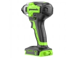 Винтоверт ударный Greenworks GD24ID3, 24V, бесщеточная,HEX 1/4, 300Нм,3 режима, без АКБ и ЗУ (3802807)