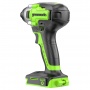 Винтоверт ударный Greenworks GD24ID3, 24V, бесщеточная,HEX 1/4, 300Нм,3 режима, без АКБ и ЗУ (3802807)