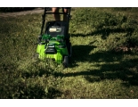 Газонокосилка аккумуляторная Greenworks Арт. 2500207, TwinForce, 40V, 49 см, без АКБ и ЗУ