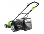 Газонокосилка аккумуляторная Greenworks Арт. 2500207VB, TwinForce, 40V, 49 см, c 1хАКБ 4 Ач и ЗУ