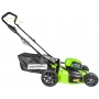 Газонокосилка аккумуляторная Greenworks Арт. 2502807, 60V, 46 см, бесщеточная, с 1хАКБ 4 Ач. и ЗУ