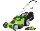 Газонокосилка аккумуляторная Greenworks Арт. 2500207, TwinForce, 40V, 49 см, без АКБ и ЗУ