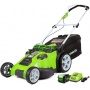 Газонокосилка аккумуляторная Greenworks Арт. 2500207, TwinForce, 40V, 49 см, без АКБ и ЗУ