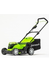 Газонокосилка аккумуляторная Greenworks G24X2LM41, 2*24V, 41 см, без АКБ и ЗУ