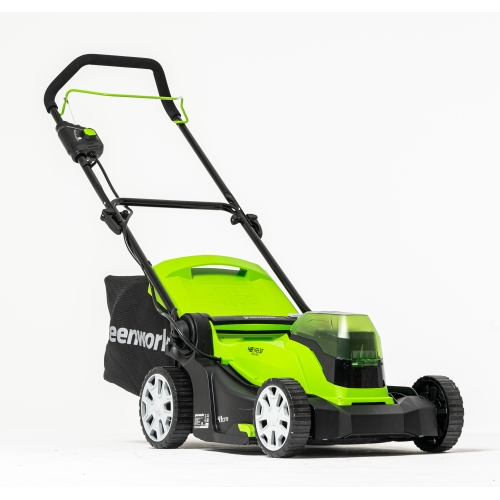 Газонокосилка аккумуляторная Greenworks Арт.2512607UD, 2*24V, 41 см, с 2хАКБ 4Ач и ЗУ купить в интернет магазине Санрай73