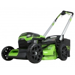 Газонокосилка самоходная, аккумуляторная Greenworks Арт. 2514307, 60V, 51 см, самоходная, бесщеточная, без АКБ и ЗУ