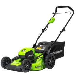 Газонокосилка аккумуляторная Greenworks GD40LM46HPK4 40V, 46 см, бесщеточная, c 1хАКБ 4 Ач и ЗУ
