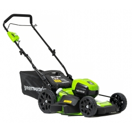Газонокосилка аккумуляторная Greenworks Арт. 2514407, 40V, 46 см, бесщеточная, без АКБ и ЗУ