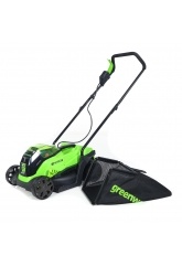 Газонокосилка аккумуляторная Greenworks GD24LM33, 24V, 33 см, бесщеточная, без АКБ и ЗУ