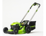 Газонокосилка аккумуляторная Greenworks Арт. 2517407UB, 40V, 48 см, самоходная, бесщеточная, c 1хАКБ 4 Ач и ЗУ
