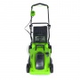 Газонокосилка аккумуляторная Greenworks Арт. 2517907UB, 40V, бесщеточная, 41 см, c 1хАКБ 4Ач и ЗУ