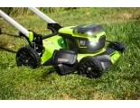 Газонокосилка аккумуляторная Greenworks Арт. 2514307UB, 60V, 51 см, самоходная, бесщеточная, c 1хАКБ 4Ач и ЗУ