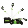 Газонокосилка аккумуляторная Greenworks Арт. 2514307UB, 60V, 51 см, самоходная, бесщеточная, c 1хАКБ 4Ач и ЗУ