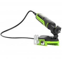 Гравер Greenworks G24RT, 24V, бесщеточный, 2,4/3,2мм, 6500–35000 об/мин, оснастка 52 шт, без АКБ и ЗУ, сумка (3200807)