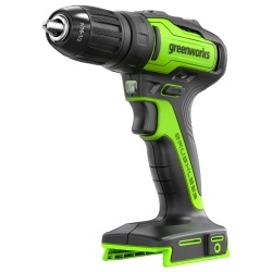 Дрель-шуруповерт Greenworks GD24DD35, 24V, бесщеточная, 35Нм, без АКБ и ЗУ (3704007)