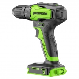 Дрель-шуруповерт Greenworks GD24DD35, 24V, бесщеточная, 35Нм, без АКБ и ЗУ (3704007)