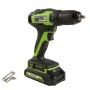 Дрель-шуруповерт Greenworks GD24DD35K2, 24V, бесщеточная, 35Нм, c 1хАКБ 2Ач и ЗУ 2А, в кейсе (3704007UA)