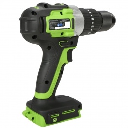 Дрель-шуруповерт ударная Greenworks GD24DD60, 24V, бесщеточная, 60Нм, без АКБ и ЗУ (3704107)