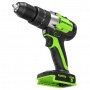 Дрель-шуруповерт ударная Greenworks GD24DD60, 24V, бесщеточная, 60Нм, без АКБ и ЗУ (3704107)