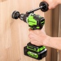 Дрель-шуруповерт Greenworks GD24DD90, 24V, бесщеточная, 90Нм, без АКБ и ЗУ (3707507)