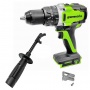 Дрель-шуруповерт ударная Greenworks GD24DD140, 24V, бесщеточная, 140Нм, anti-kickback,без АКБ и ЗУ (3707607)
