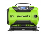 Компрессор автомобильный Greenworks ACG301, 24V / 12V, макс. 11 бар, 420 л/мин, без АКБ и ЗУ (3400807)