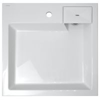 Раковина Azario Slim 600х600х110, подвесная над стиральной машиной