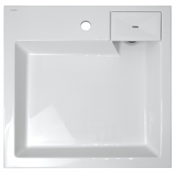 Раковина Azario Slim 600х600х110, подвесная над стиральной машиной