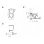 Унитаз Vitra Form 300 9729B003-7200 (арм.+сиденте м/лифт)