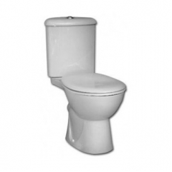 Унитаз-компакт угловой Vitra Arkitekt с горизонтальным выпуском, сиденье дюропласт