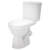 Унитаз-компакт Santek Бореаль 1WH302146 с диагональным выпуском,антивсплеск,сиденье микролифт