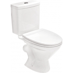 Унитаз-компакт Santek Лига Эко 1WH302197 белый с диагональным выпуском сиденье полипропилен