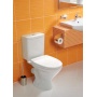 Унитаз-компакт Santek Лига Эко 1WH302197 белый с диагональным выпуском сиденье полипропилен