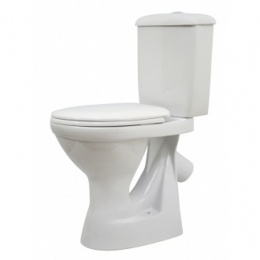 Унитаз-компакт Персона белый КОМФОРТ (с откидным нержав. поручнем) Ст. Оскол