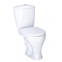 Унитаз-компакт Santeri Версия белый антивсплеск,косой выпуск,арматура 2 реж,сиденье г. Воротынск